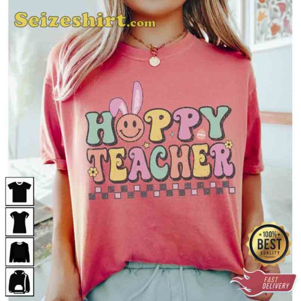 Hoppy Teacher Easter Day Unisex T-Shirt