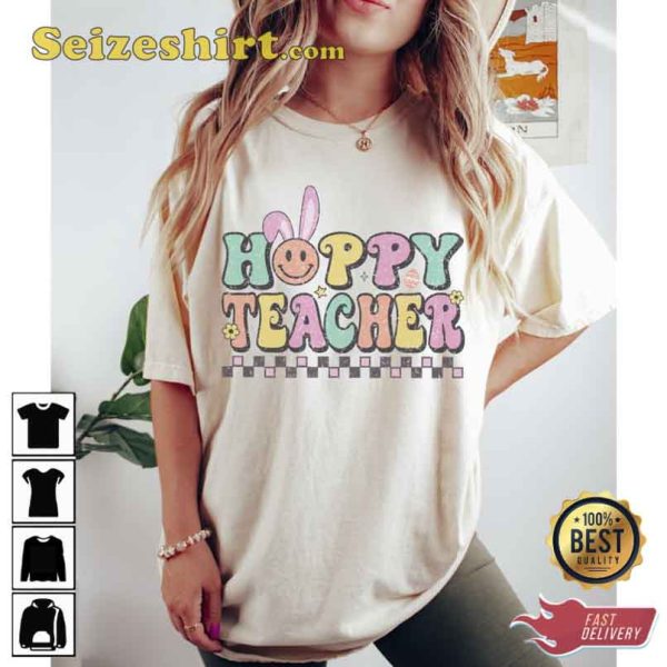 Hoppy Teacher Easter Day Unisex T-Shirt