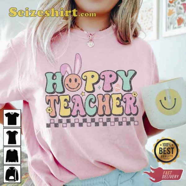 Hoppy Teacher Easter Day Unisex T-Shirt