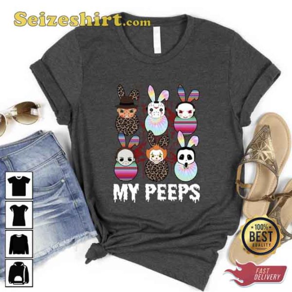 Horror Movie Characters Easter Eggs Shirt