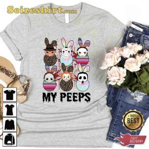 Horror Movie Characters Easter Eggs Shirt