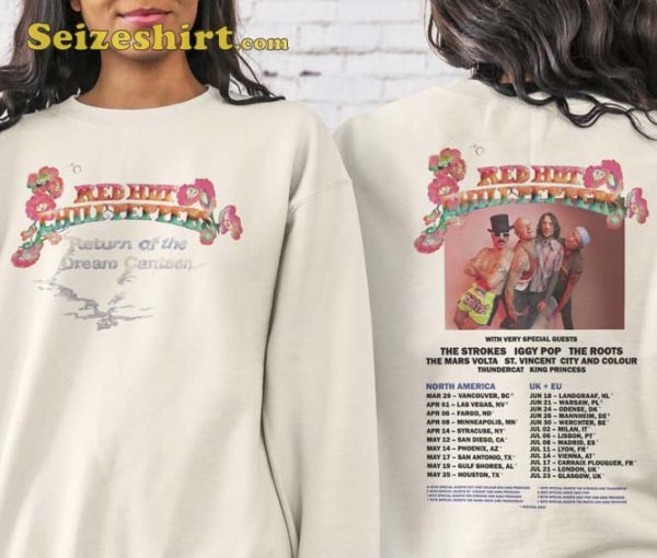 Hot Chili Peppers Tour 2023 Sweatshirt