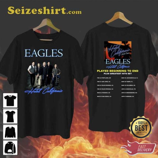 Hotel California Tour 2023 Music Shirt