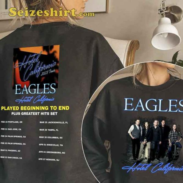 Hotel California Tour 2023 Music Shirt