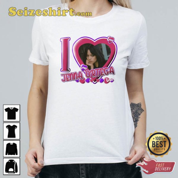 I Love Jenna Ortega T-Shirt