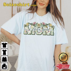 I Love You Mom Happy Mothers Day T-Shirt Gift For Mom
