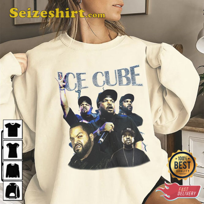 Ice Cube Vintage Bootleg Rapper 90s Fan Gift T-Shirt