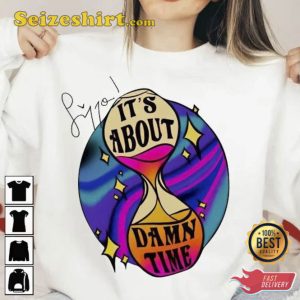 Its About Damn Time Lizzo Rapper The Special Tour 2023 Music Shirt