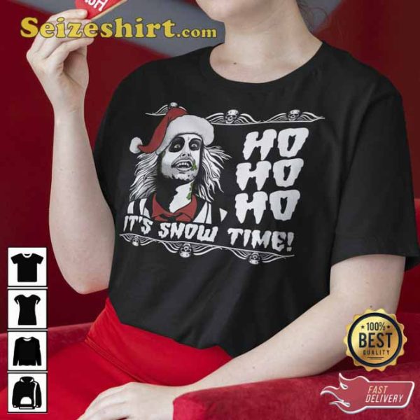 Its Snow Time HoThe Beetlejuice Movie T-shirt Gift
