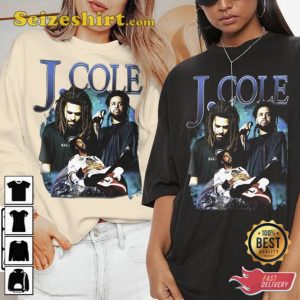 J Cole Retro Graphic Bootleg T-Shirt Gift For Fan