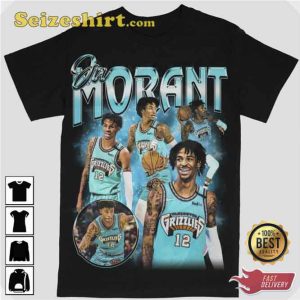 Ja Morant Memphis Grizzlies Basketball Tee Shirt