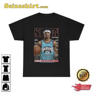 Ja Morant T-Shirt Slam Magazine Memphis Grizzlies Basketball