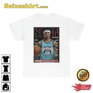 Ja Morant T-Shirt Slam Magazine Memphis Grizzlies Basketball