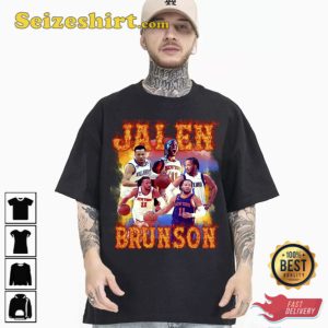 Jalen Brunson Vintage 90s Shirt Gift For Fan