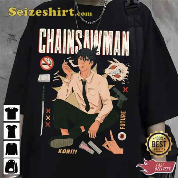 Japanese Anime Chainsaw Unisex T-Shirt
