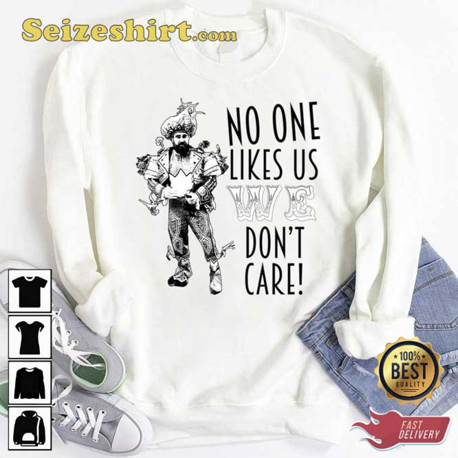 Jason Kelce Mummer No One Likes Us Clean Unisex Hoodie