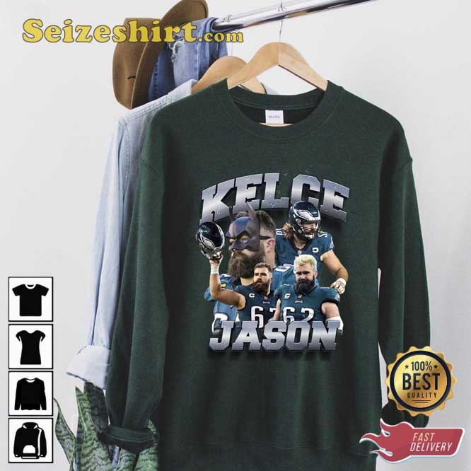 Fat Batman Jason Kelce Cartoon T Shirt 