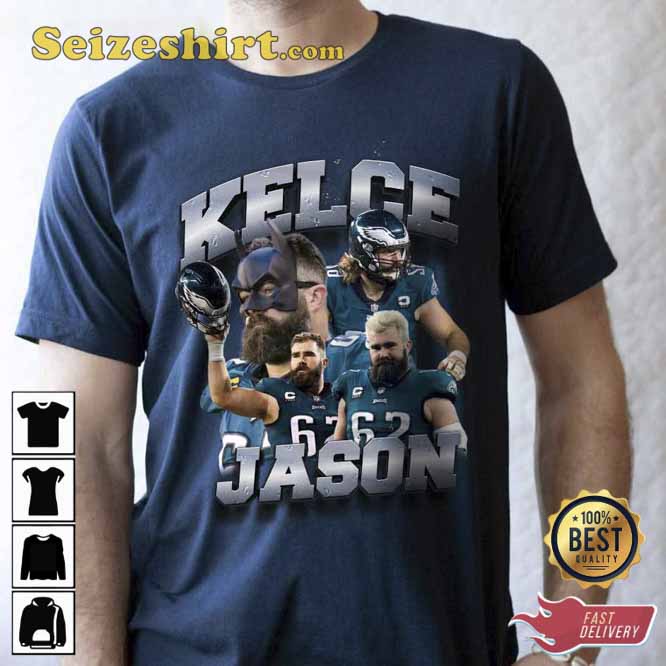 Fat Batman Jason Kelce Cartoon T Shirt |