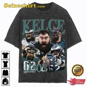 Jason Kelce Vintage Washed Shirt Gift for Fan