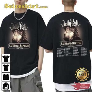 Jelly Roll Backroad Baptism 2023 Tour T-Shirt