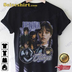Jenna Ortega Vintage Aesthetic Graphic Style T-Shirt