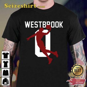 Jersey Number Russell Westbrook 0 Artwork Unisex T-Shirt