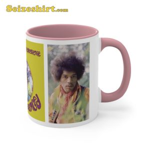Jimmi Hendrix Silhouette Accent Coffee Mug