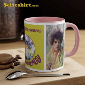 Jimmi Hendrix Silhouette Accent Coffee Mug