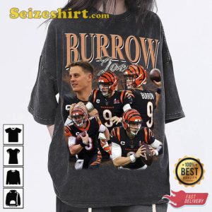 Joe Burrow Vintage Washed T-Shirt Gift for Fan