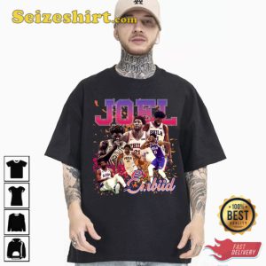 Joel Embiid Vintage Basketball Shirt Gift for Fan