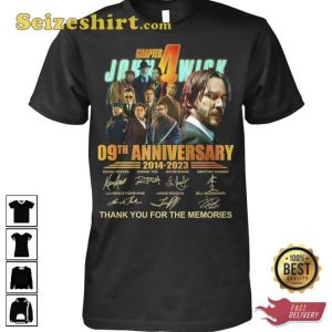 John Wick 9th Anniversary Signatures Shirt