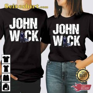 John Wick And Dog Be Kind To Animals Or I’ll Kill You TShirt