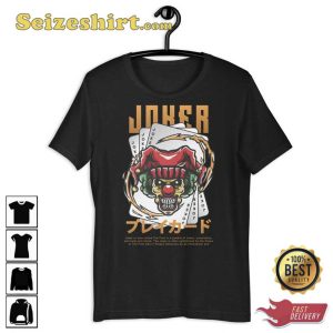 Joker Crew Neck Short Sleeve Unisex T-Shirt