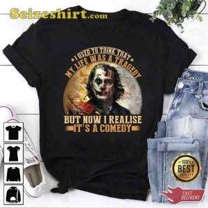 Joker I Used To Think That My Life Was A Tragedy Vintage T-Shirt