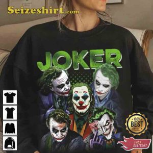 Joker And Batman Comics T-shirt