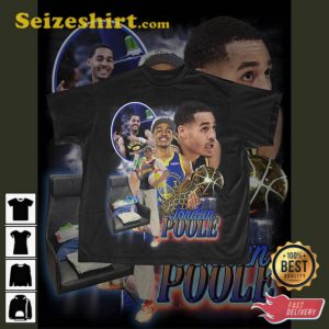 Jordan Poole Warriors GSW Vintage Basketball Shirt