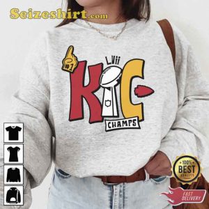 KC Chief SuperBowl Champions Crewneck Sweatshirt