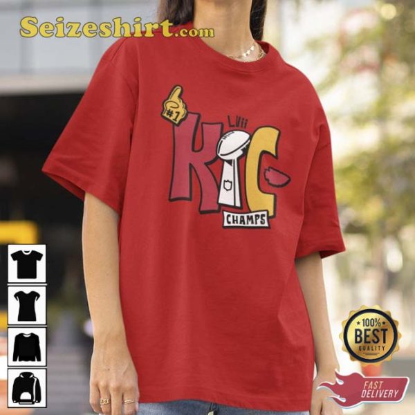 KC Chief SuperBowl Champions Crewneck Sweatshirt