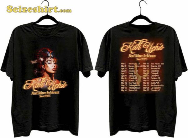 Kali Uchis Red Moon In Venus Tour 2023 Rap Shirt