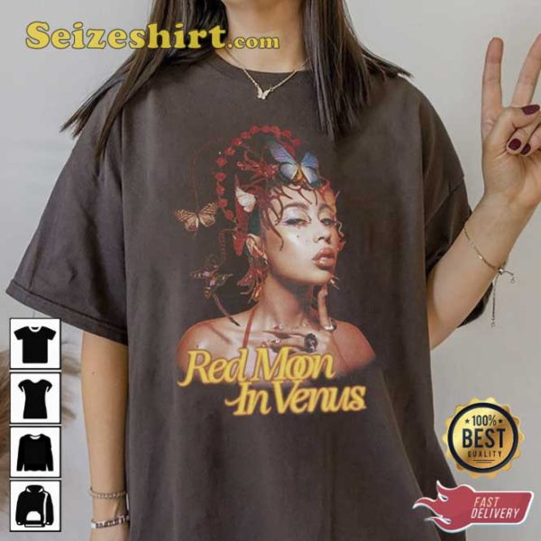 Kali Uchis Red Moon In Venus Tour 2023 Shirt