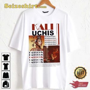 Kali Uchis Red Moon In Venus Tour 2023 Unisex Shirt