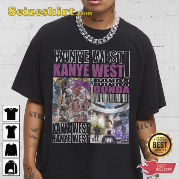 Kanye West Album Rap Tracklist Shirt