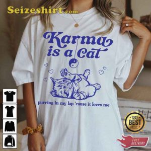 Karma Is A Cat Midnights Taylor T-shirt