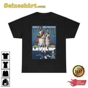 Kevin Durant Stephen Curry T-Shirt Slam Magazine Golden State Warriors Basketball