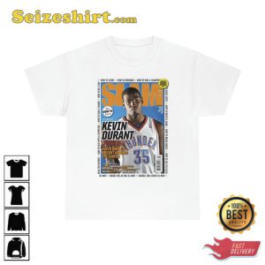 Kevin Durant T-Shirt Slam Magazine Oklahoma City Thunder Basketball