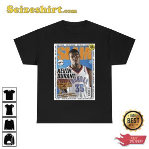 Kevin Durant T-Shirt Slam Magazine Oklahoma City Thunder Basketball