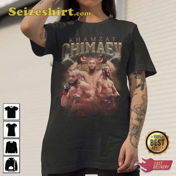 Khamzat Chimaev Fighter Champions United States Boxing T-shirt