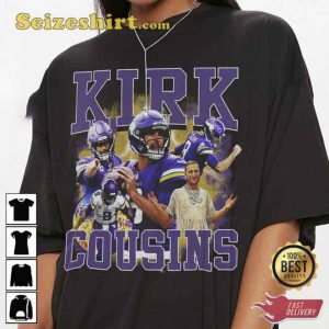 Kirk Cousins Football Vintage Sport Gift For Fans T-shirt