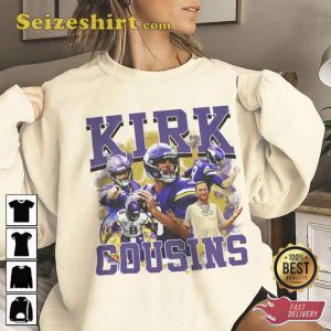 Kirk Cousins Football Vintage Sport Gift For Fans T-shirt