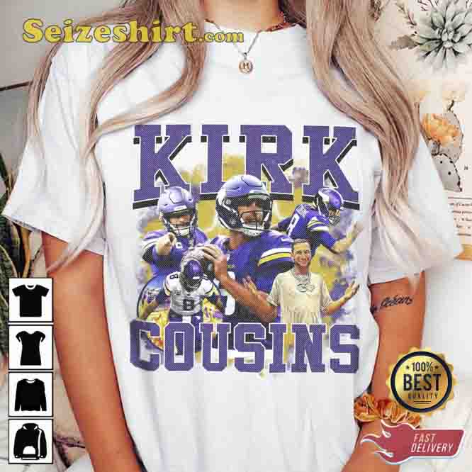 Kirk Cousins Shirt Minnesota Vikings Football Player - Anynee